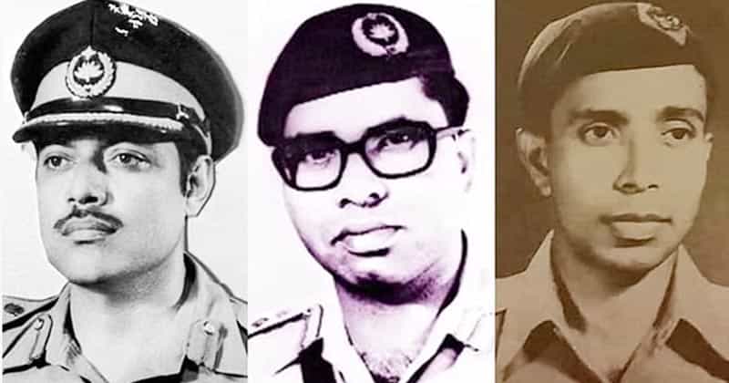 মেজর জেনারেল খালেদ মোশাররফ বীর উত্তমসহ ৩ মুক্তিযোদ্ধা সেনা কর্মকর্তা | ছবি : সংগৃহীত