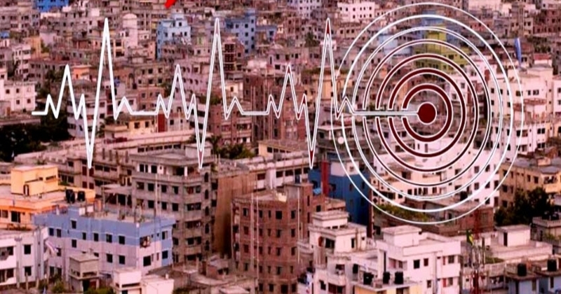 মধ্যরাতে প্রায় ৫ মাত্রার ভূমিকম্পে কেঁপে উঠল দেশ