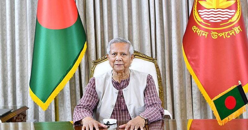 অন্তর্বর্তী সরকারের প্রধান উপদেষ্টা ড. মুহাম্মদ ইউনূস।