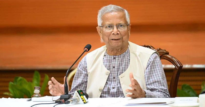 প্রধান উপদেষ্টা প্রফেসর মুহাম্মদ ইউনূস।