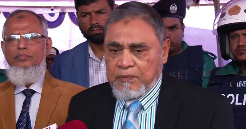 প্রধান নির্বাচন কমিশনার এ এম এম নাসির উদ্দিন।