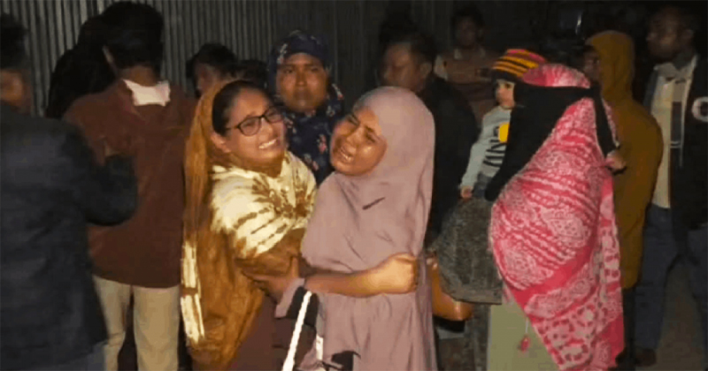 নিহতের স্বজনদের আহাজারি।
