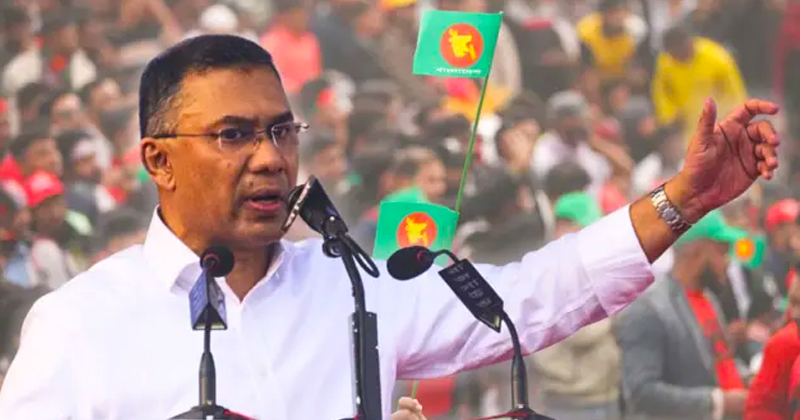 বিএনপির চেয়ারম্যান তারেক রহমান