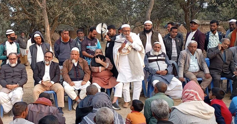 নওগাঁর পোরশায় বিভিন্ন স্থানে নির্বাচনী পথসভা