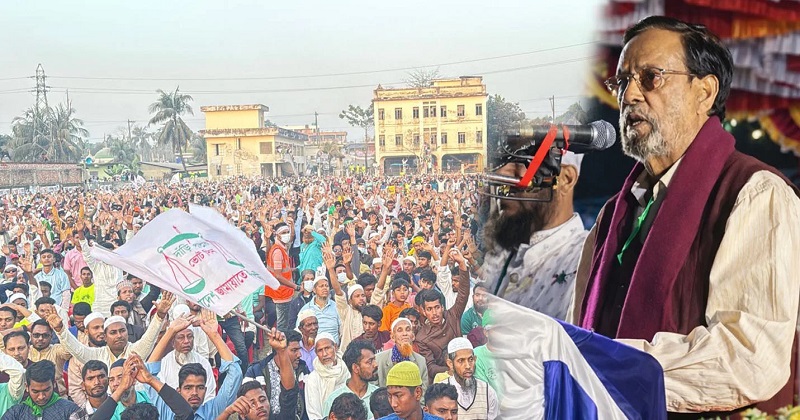 কর্নেল (অব.) অলি আহমদ বক্তব্য রাখছেন