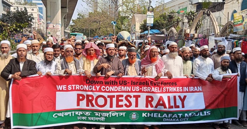 বায়তুল মোকাররমের উত্তর গেটে বিক্ষোভ