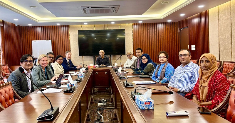 জাতীয় মানবাধিকার কমিশনের চেয়ারপার্সন ও কমিশনারদের সাথে ইউএনডিপি প্রতিনিধিদলের সাক্ষাৎ
