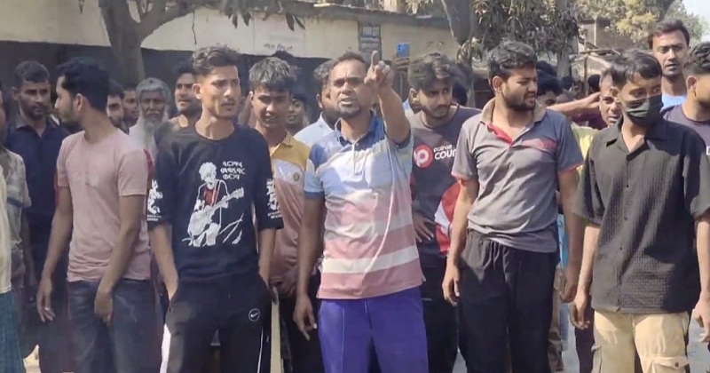 বিক্ষোভ ও অগ্নিসংযোগ
