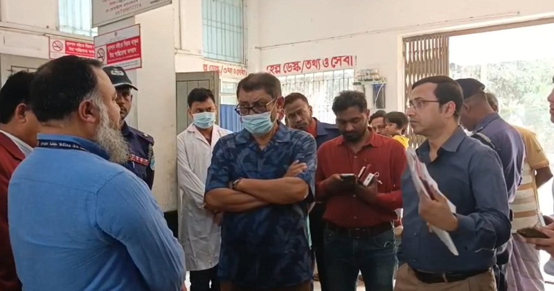 হাসপাতাল পরিদর্শনে স্বাস্থ্যমন্ত্রী