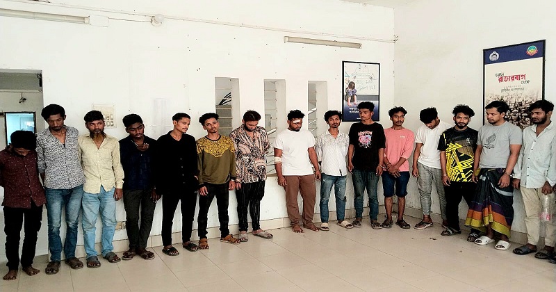 গ্রেপ্তার হওয়া আসামিরা