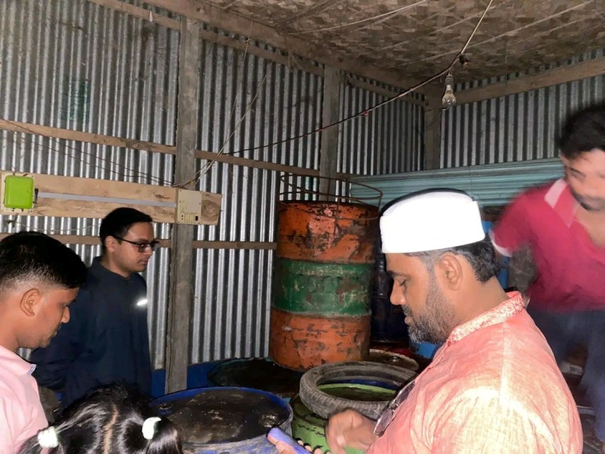জ্বালানি তেল মজুত রাখা