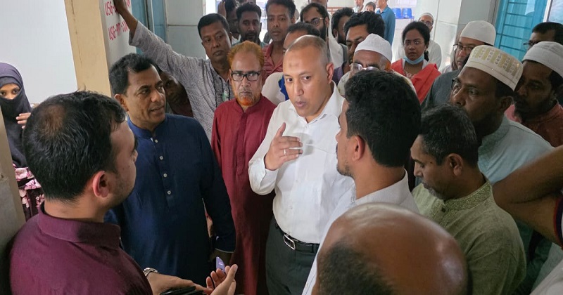 উপজেলা স্বাস্থ্য কমপ্লেক্স পরিদর্শনে সেলিমুজ্জামান মোল্লা