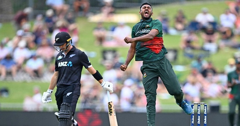 বাংলাদেশ ও নিউজিল্যান্ড ক্রিকেট দলের মধ্যকার ম্যাচের দৃশ্য-ফাইল ছবি