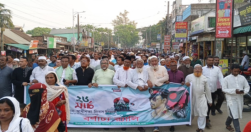 ময়মনসিংহের হালুয়াঘাটে বিএনপি ও এর অঙ্গ ও সহযোগী সংগঠনের উদ্যোগে বিশাল মিছিল