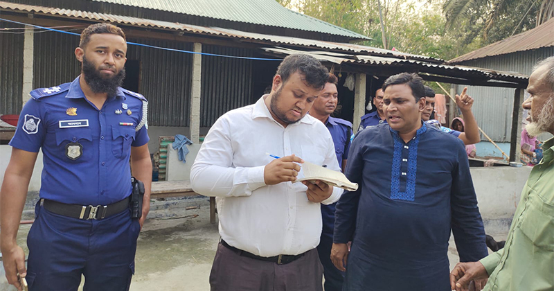 কুড়িগ্রামে গোয়ালঘরে পেট্রোল মজুত ব্যবসায়ীকে জরিমানা