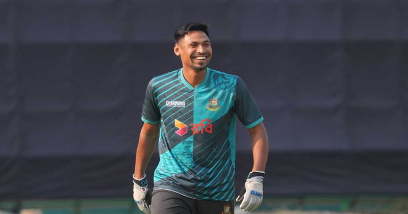 বাংলাদেশের বাঁহাতি পেসার মুস্তাফিজুর রহমান-ফাইল ছবি
