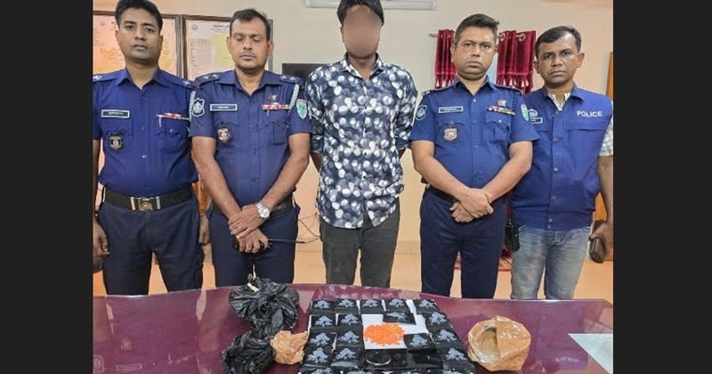 বড়লেখায় ইয়াবাসহ মাদক ব্যবসায়ী গ্রেফতার করেছে পুলিশ