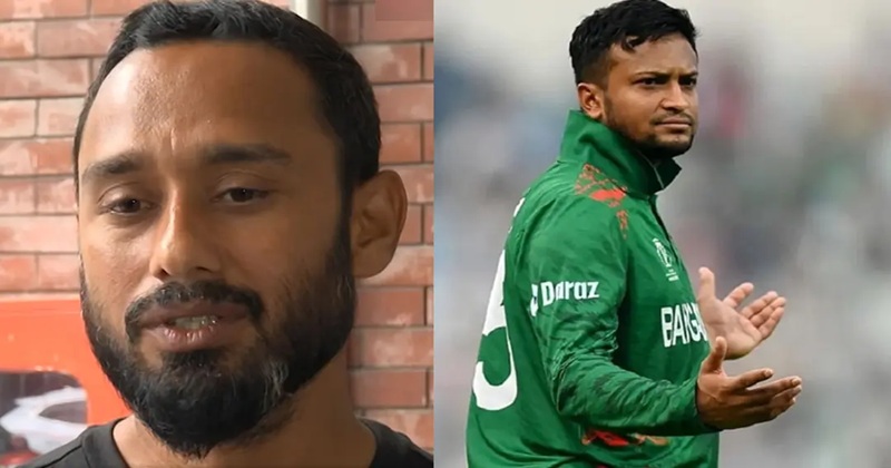 কোয়াবের সভাপতি মোহাম্মদ মিঠুন ও সাকিব আল হাসান