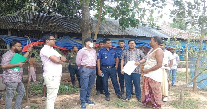 বুড়িচংয়ে পাহাড় কাটার বিরুদ্ধে অভিযান, ৩০ হাজার টাকা জরিমানা