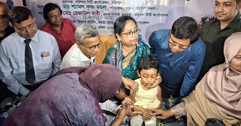 হাম-রুবেলা টিকাদান ক্যাম্পেইনের উদ্বোধন