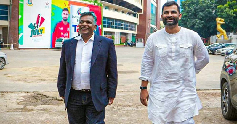 আমিনুল ইসলাম বুলবুল ও তামিম ইকবাল খান