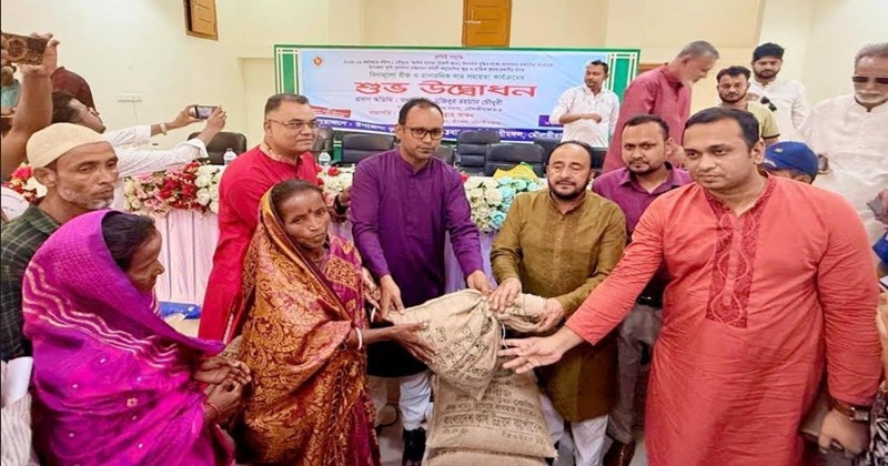 শ্রীমঙ্গলে ৬২০০ কৃষকের মাঝে বিনামূল্যে আউশ প্রণোদনার বীজ ও সার বিতরণ এর উদ্বোধন