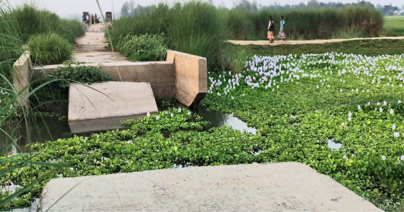 কাজে আসছে না দেড় কোটি টাকার ব্রিজ