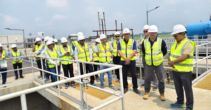 গন্ধর্বপুর পানি শোধনাগার পরিদর্শন করলেন ঢাকা ওয়াসার এমডি