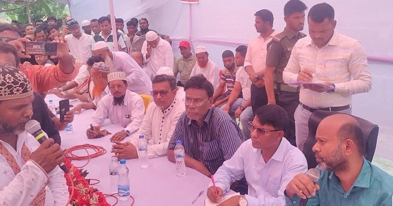 আখাউড়ার সঙ্গে ৬ গ্রাম সংযুক্তির বিষয়ে গণ শুনানী অনুষ্ঠিত