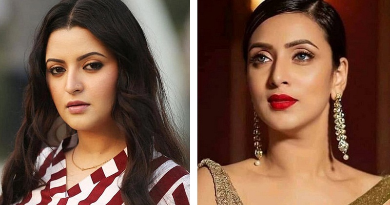 নায়িকা পরীমনি ও বিদ্যা সিনহা মীম