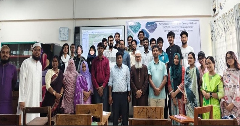 পবিপ্রবিতে জিওস্পেশাল ও ড্রোন প্রযুক্তি বিষয়ক দুইদিনব্যাপী প্রশিক্ষণ শুরু