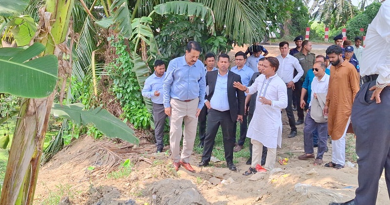 খাল খনন কর্মসূচি পরিদর্শন