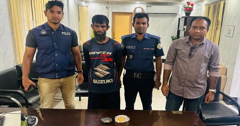 ভোলায় মাদক ব্যাবসায়ী ইলিয়াস গ্রেপ্তার