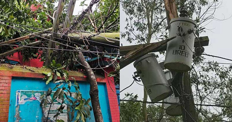 কুমিল্লায় বিদ্যুৎ বিপর্যয়