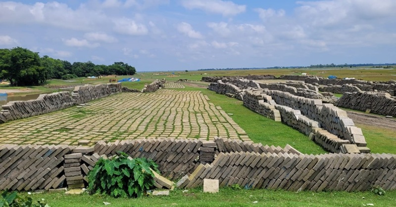 শান্তিগঞ্জে ঠিকাদারী প্রতিষ্ঠানের সিসি ব্লক চুরি
