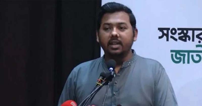 জাতীয় নাগরিক পার্টির (এনসিপি) যুগ্ম আহ্বায়ক সারোয়ার তুষার