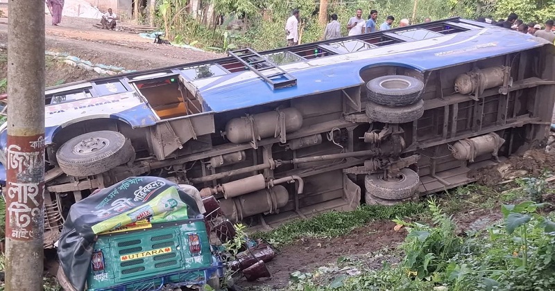 সুনামগঞ্জে সড়ক দুর্ঘটনা