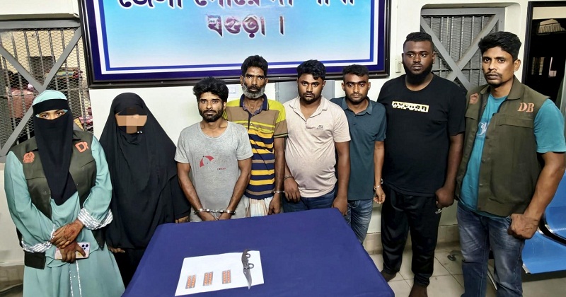 ৬ মাদক কারবারি আটক