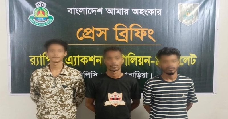 আখাউড়ায় মুন্না হত্যা মামলার ৩ আসামী আটক