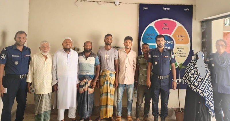 শার্শায় পরোয়ানাভুক্ত পলাতক ৭ আসামি আটক