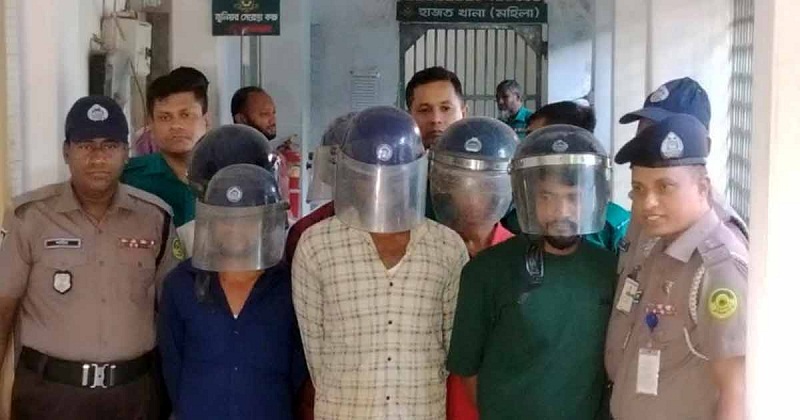 বিদেশি পিস্তলসহ গ্রেপ্তার ৬