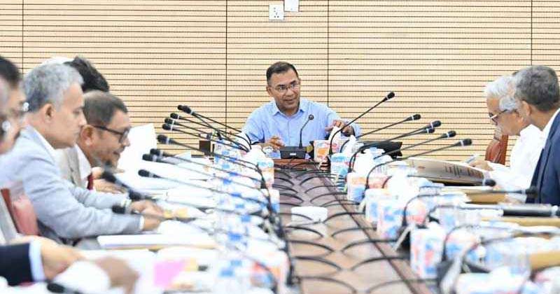 সভায় সভাপতিত্ব করেন প্রধানমন্ত্রী তারেক রহমান