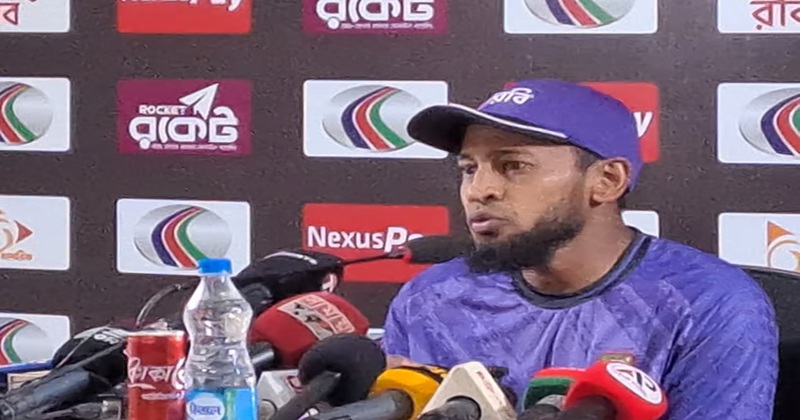 সিলেটে সংবাদ সম্মেলনে মুশফিকুর রহিম