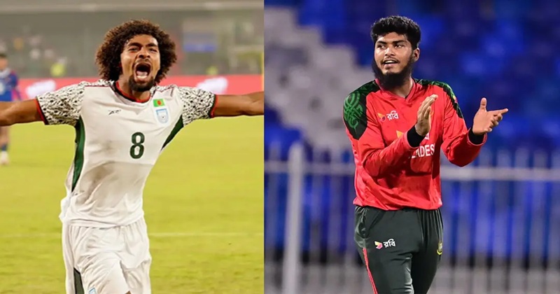 হামজা চৌধুরী ও রিশাদ হোসেন