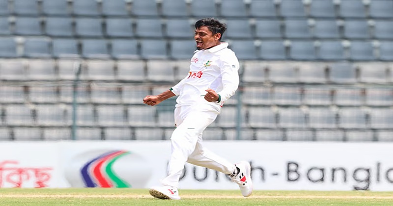 পাকিস্তানের বিপক্ষে উইকেট পেয়ে উচ্ছ্বসিত বাঁহাতি স্পিনার তাইজুল ইসলাম