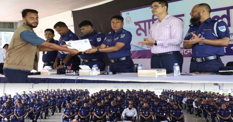 যশোর জেলা পুলিশের মাসিক কল্যাণ সভা অনুষ্ঠিত, ২০ সদস্যকে পুরস্কার প্রদান