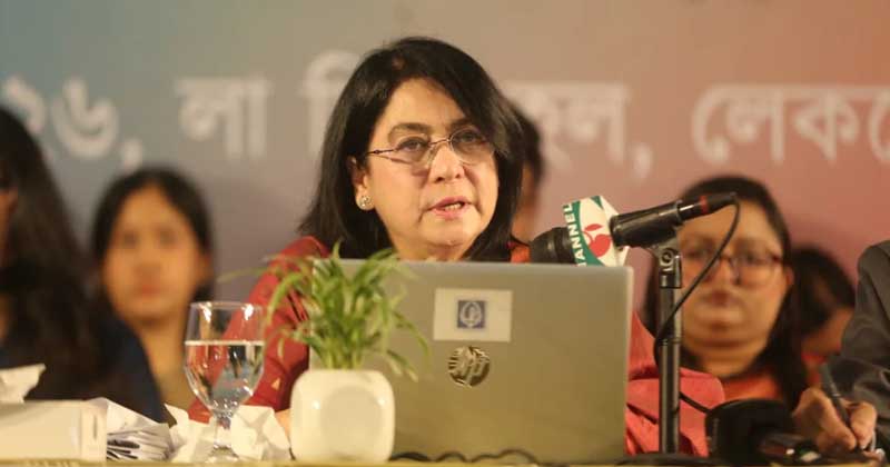 ‘জাতীয় বাজেট ২০২৬-২৭: সিপিডির পর্যালোচনা’ শীর্ষক সংবাদ সম্মেলনে কথা বলছেন সংস্থাটির নির্বাহী পরিচালক ফাহমিদা খাতুন