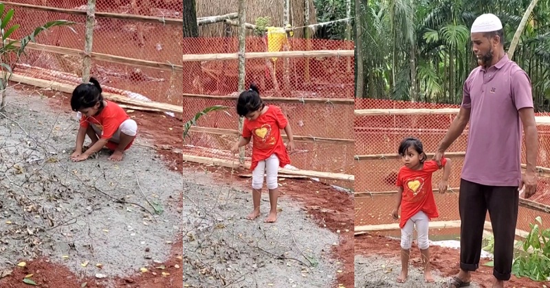 মায়ের কবরের পাশে ছোট্ট শিশু ‘ওকেয়া’