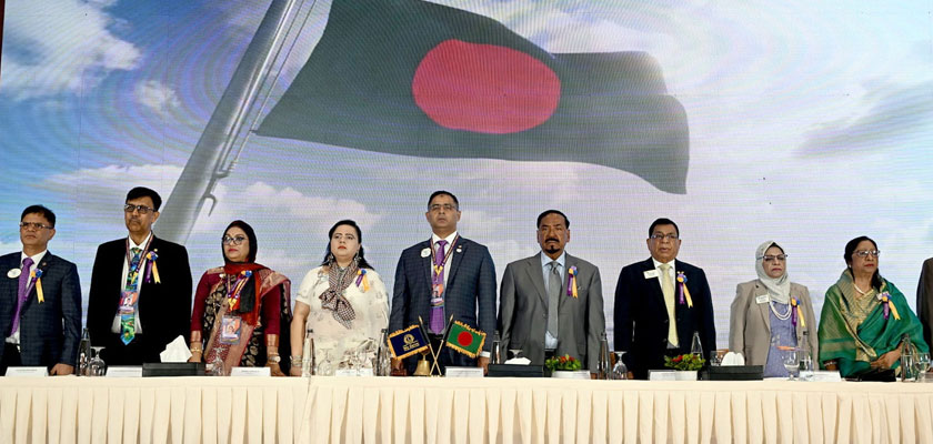 স্পিকার হাফিজ উদ্দিন আহমদ বীর বিক্রম লায়ন্স ইন্টারন্যাশনাল কনভেনশনে