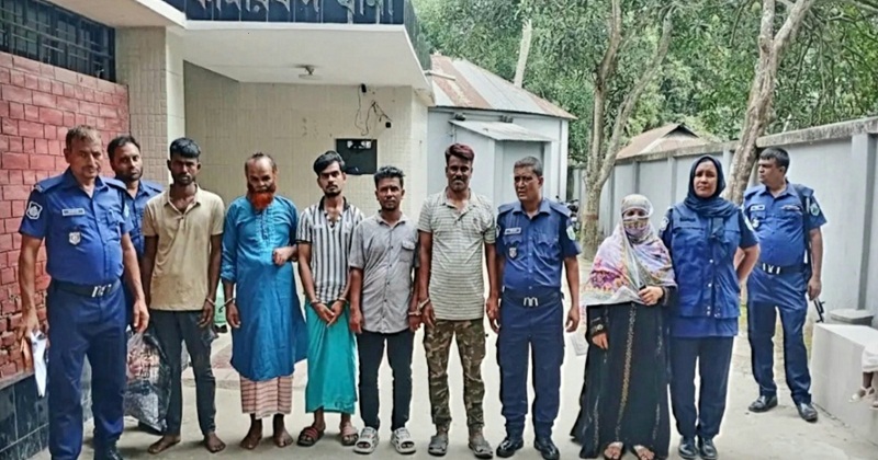 ডাকাত দলের পাঁচ সদস্য কারাগারে